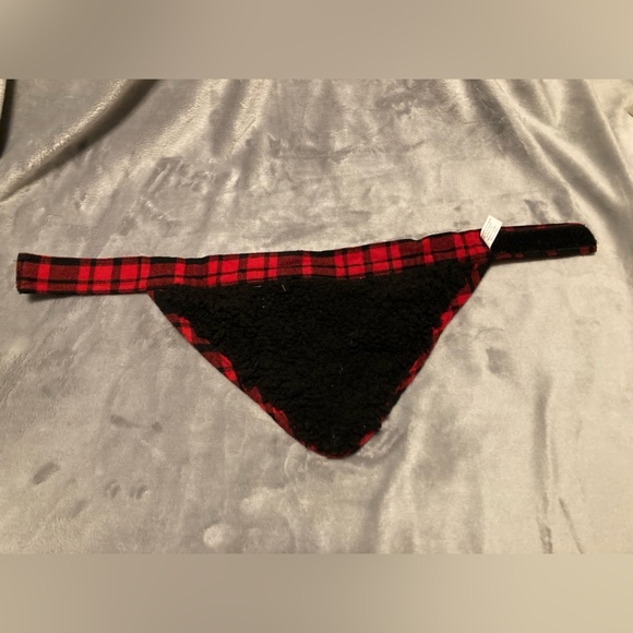 🔵Buffalo plaid dog bandanna - Picture 3 of 5